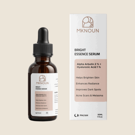 MKNOUN BRIGHT ESSENCE SERUM Alpha Arbutin 2% +Hyaluronic Acid 1%